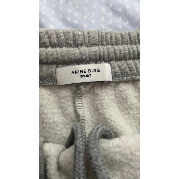 ANINE BING SPORTS HEATHER GRAY VINTAGE STYLE SHORTS M - Picture 5 of 7